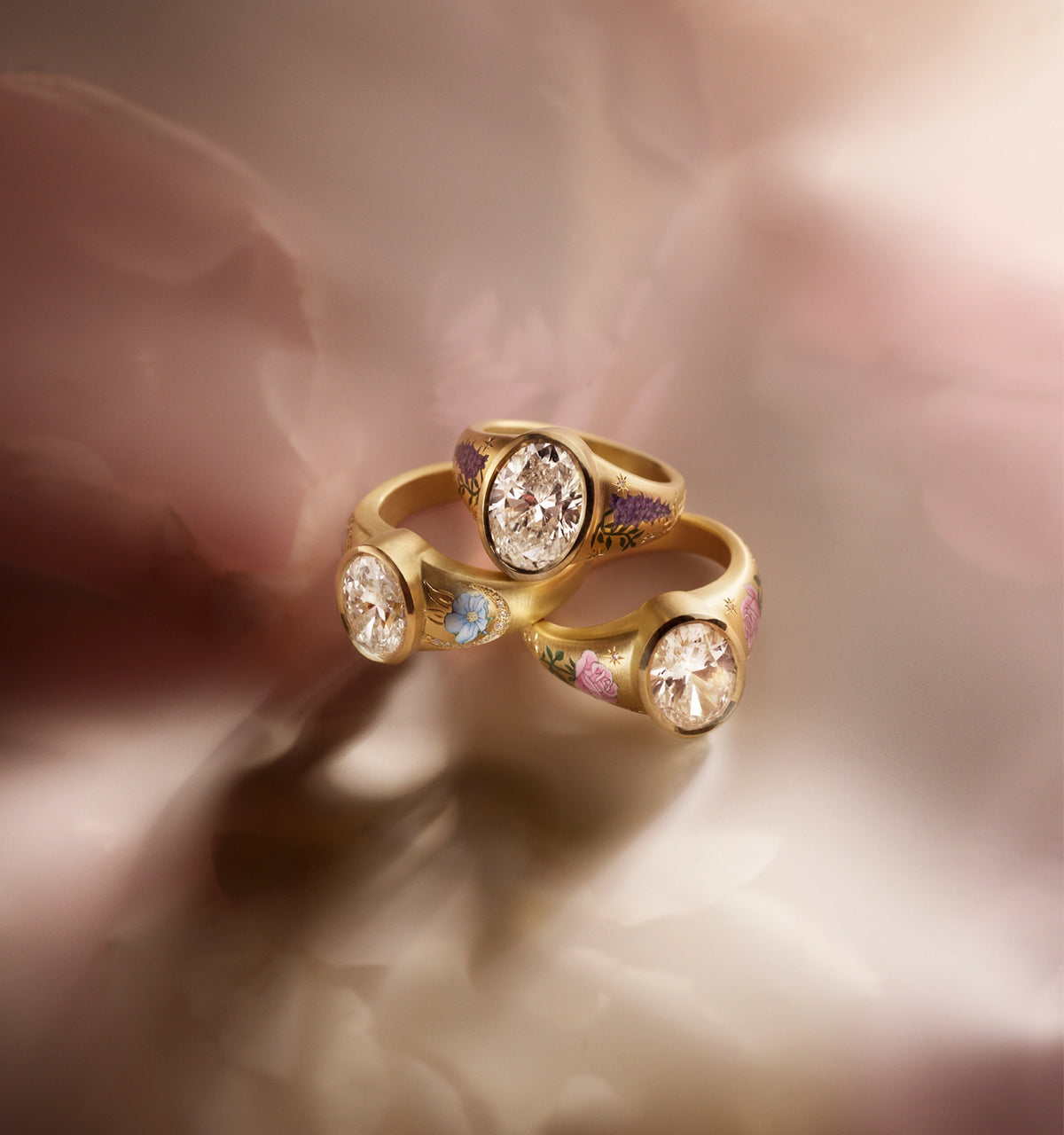 Forget Me Not Diamond Ring