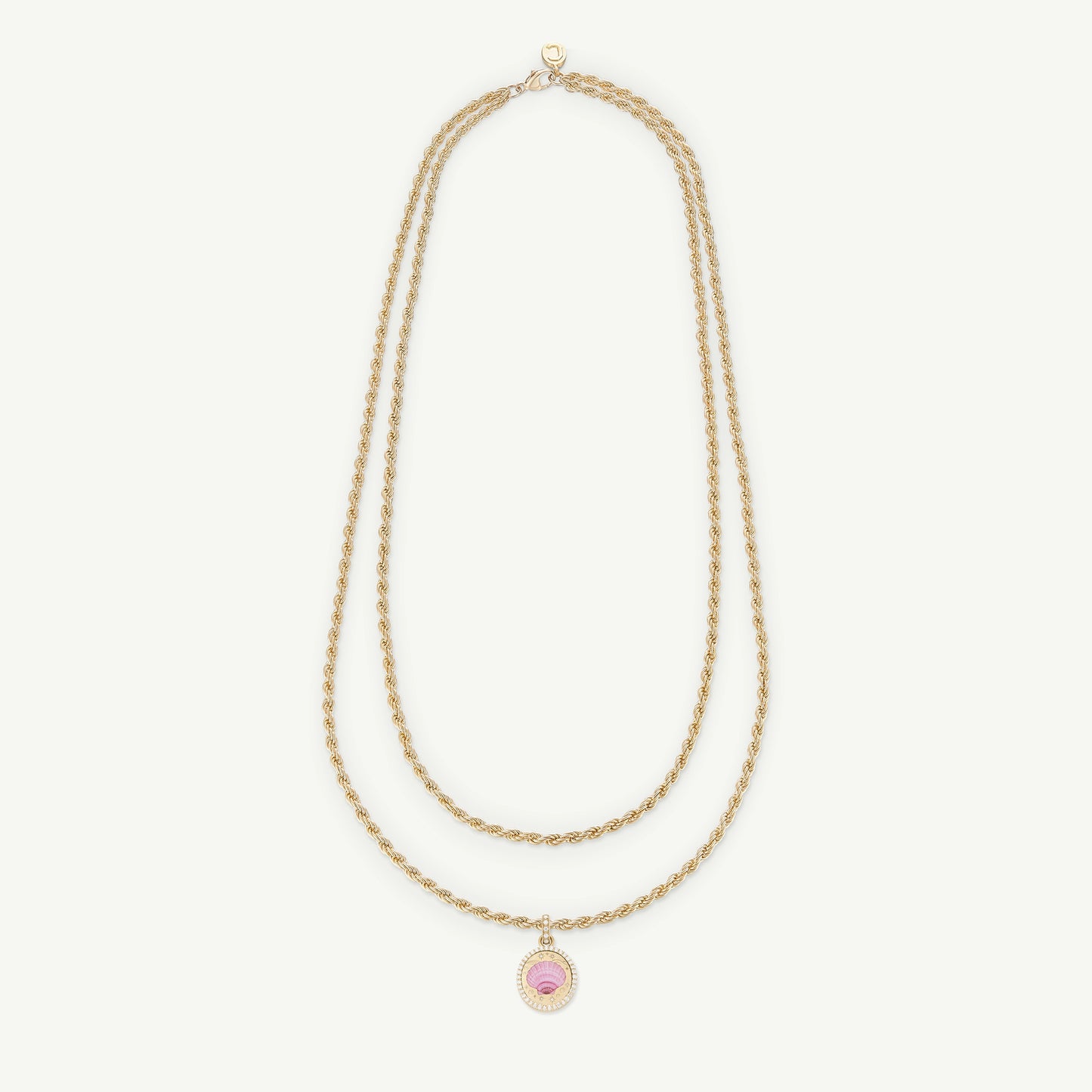 Blushing Shell Pendant