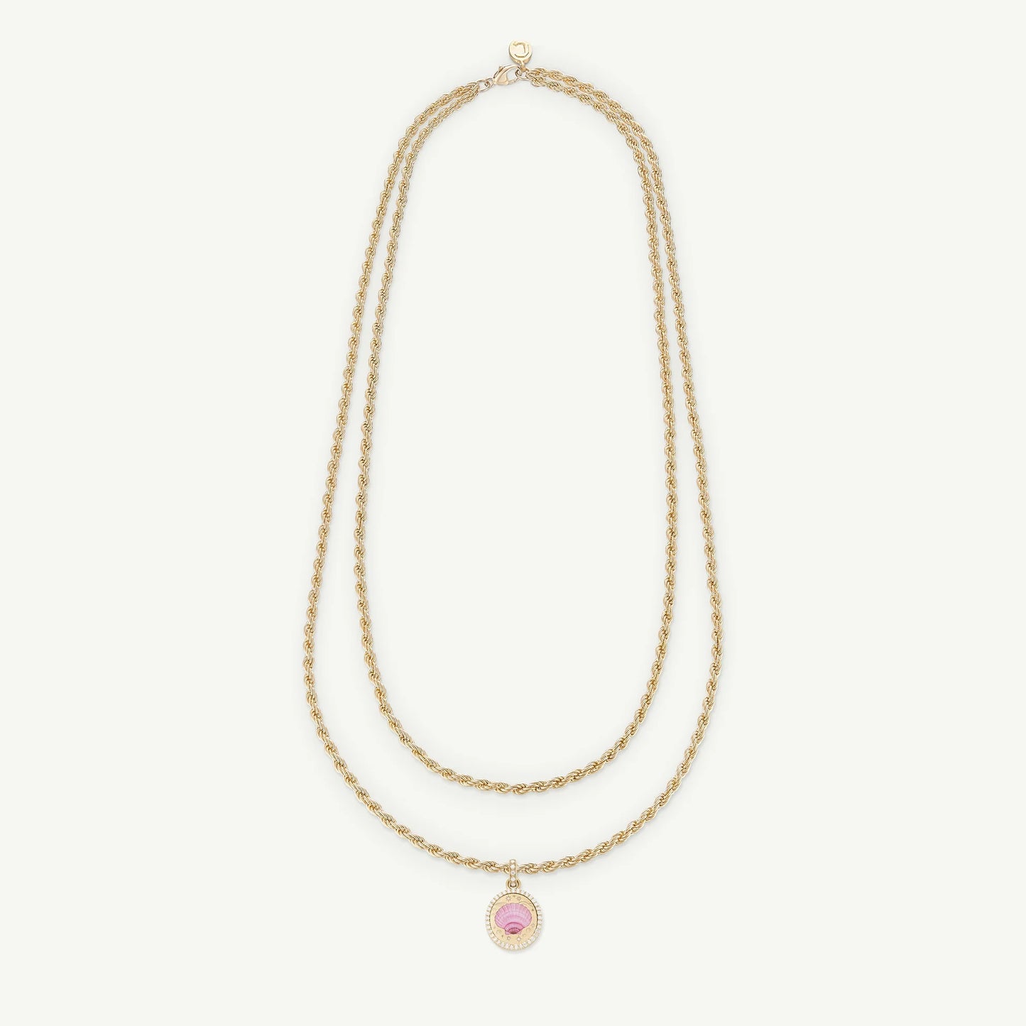 Blushing Shell Pendant