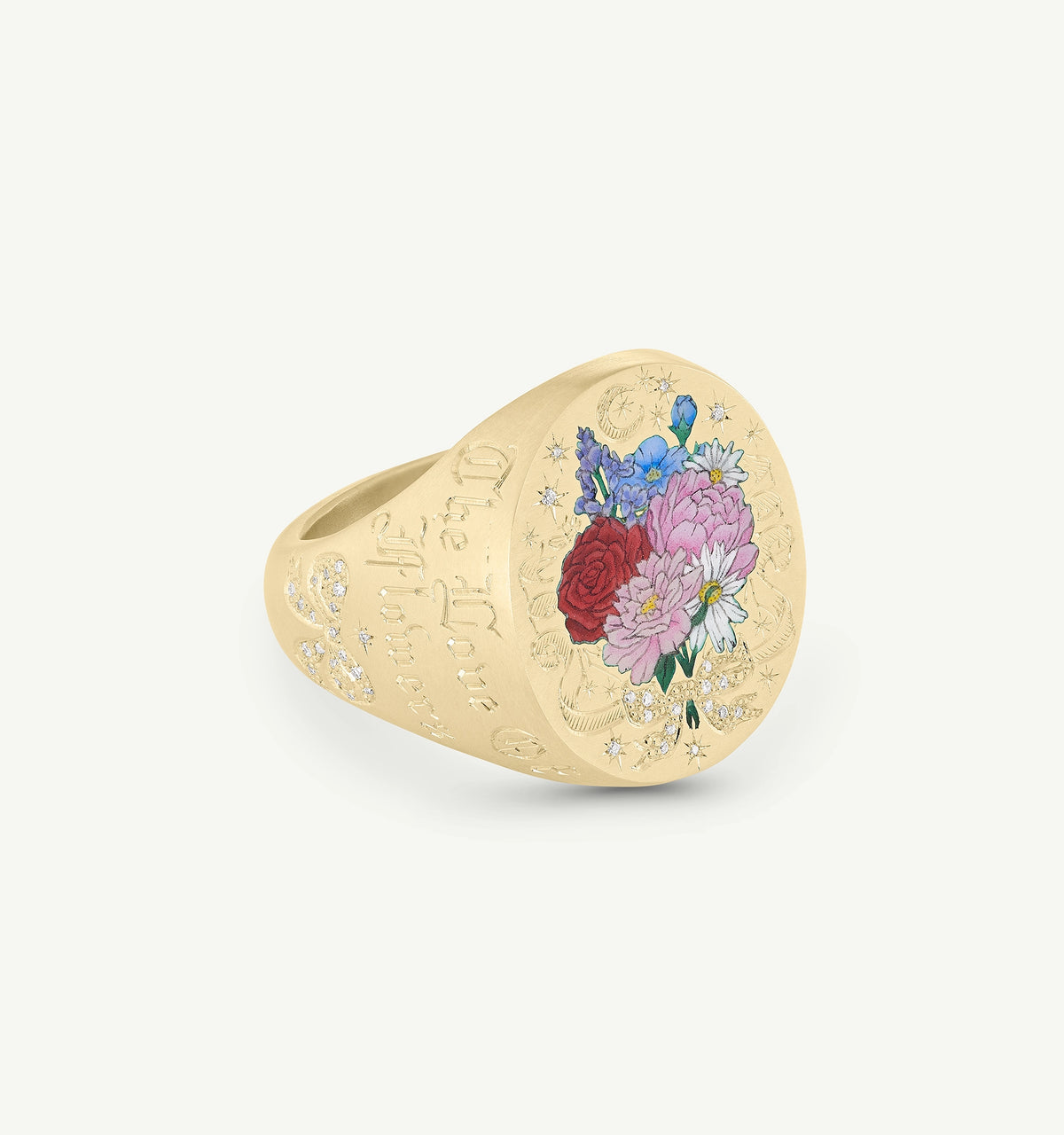 Love of Flowers Statement Posy Ring