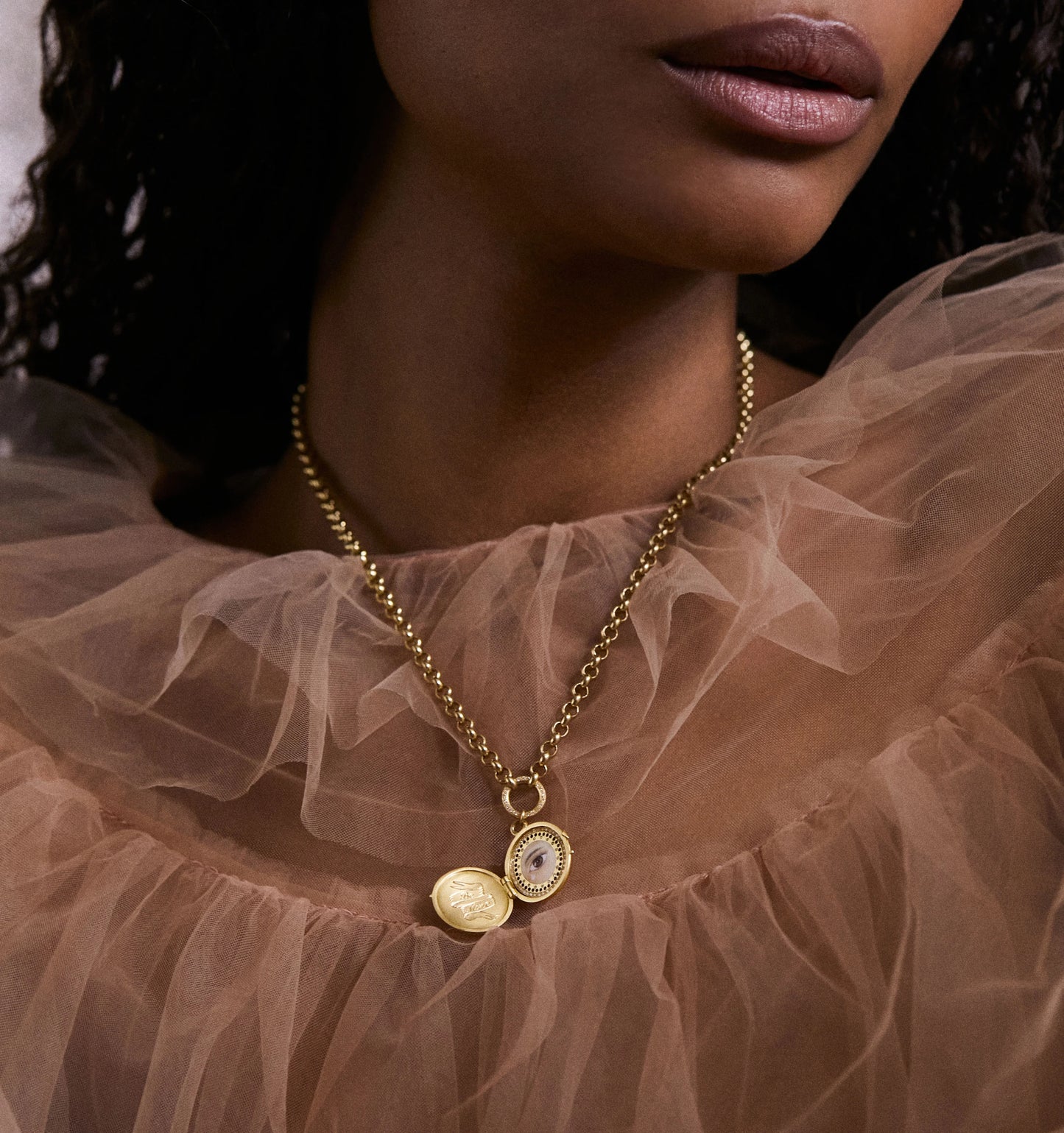 Lover's Eye Locket Charm