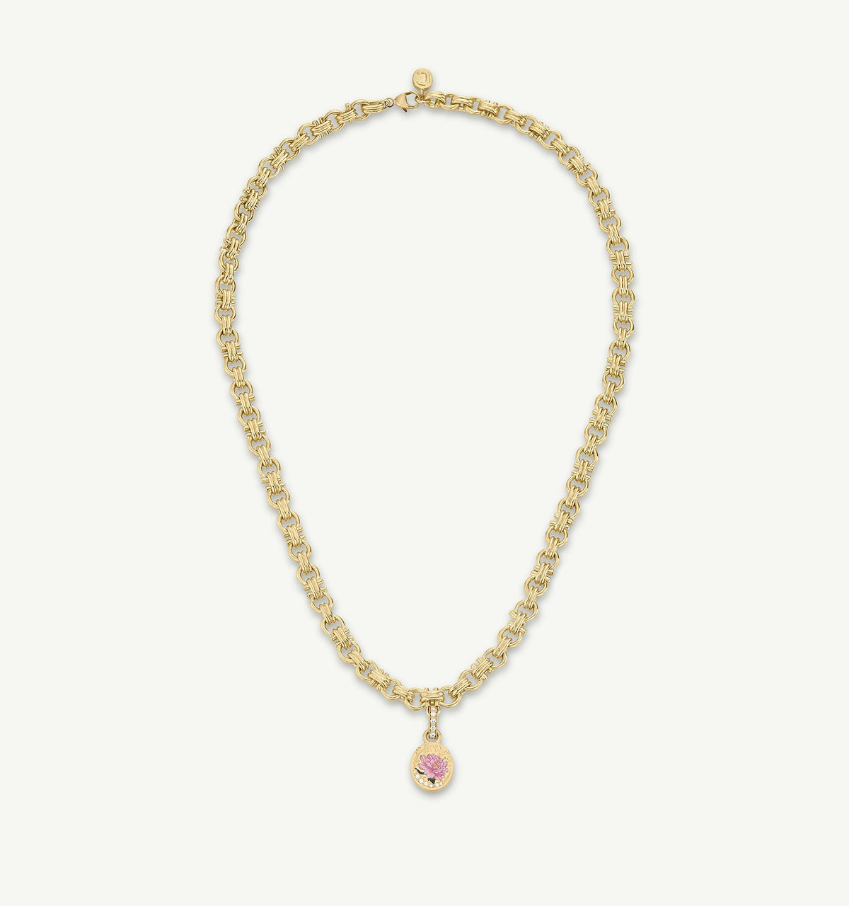Blooming Peony Pendant