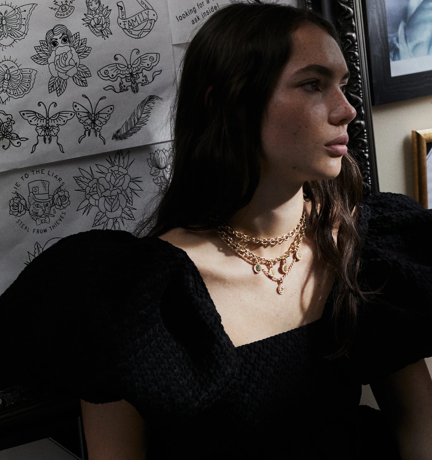 Old English Chunky Necklace