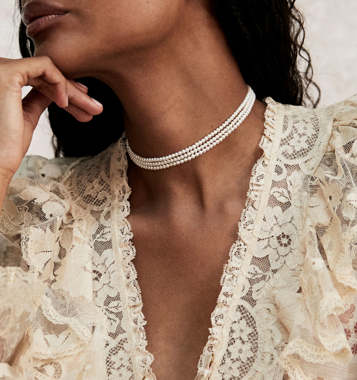 Fairytale Pearl Choker