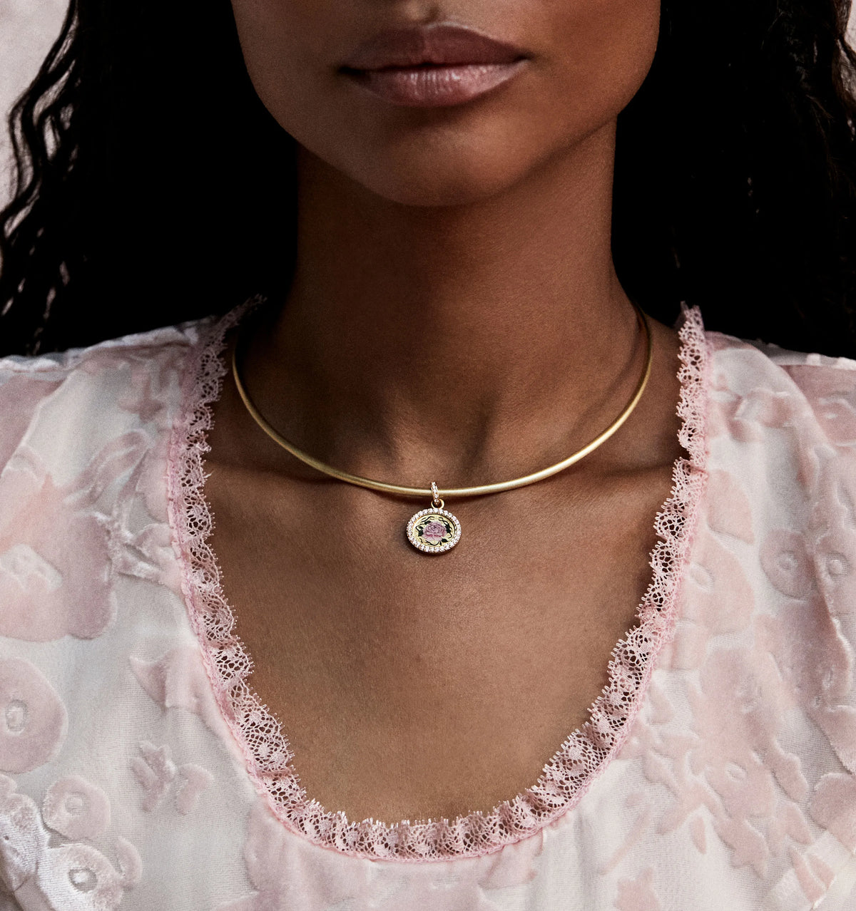 English Rose Charm