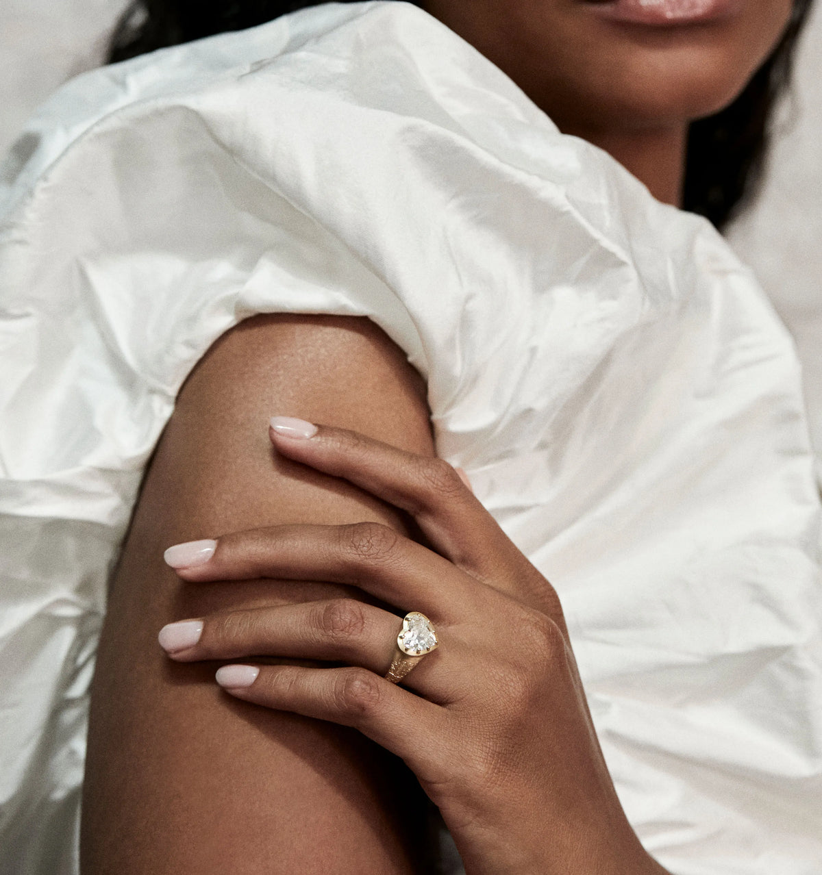 Pierce My Heart Diamond Ring