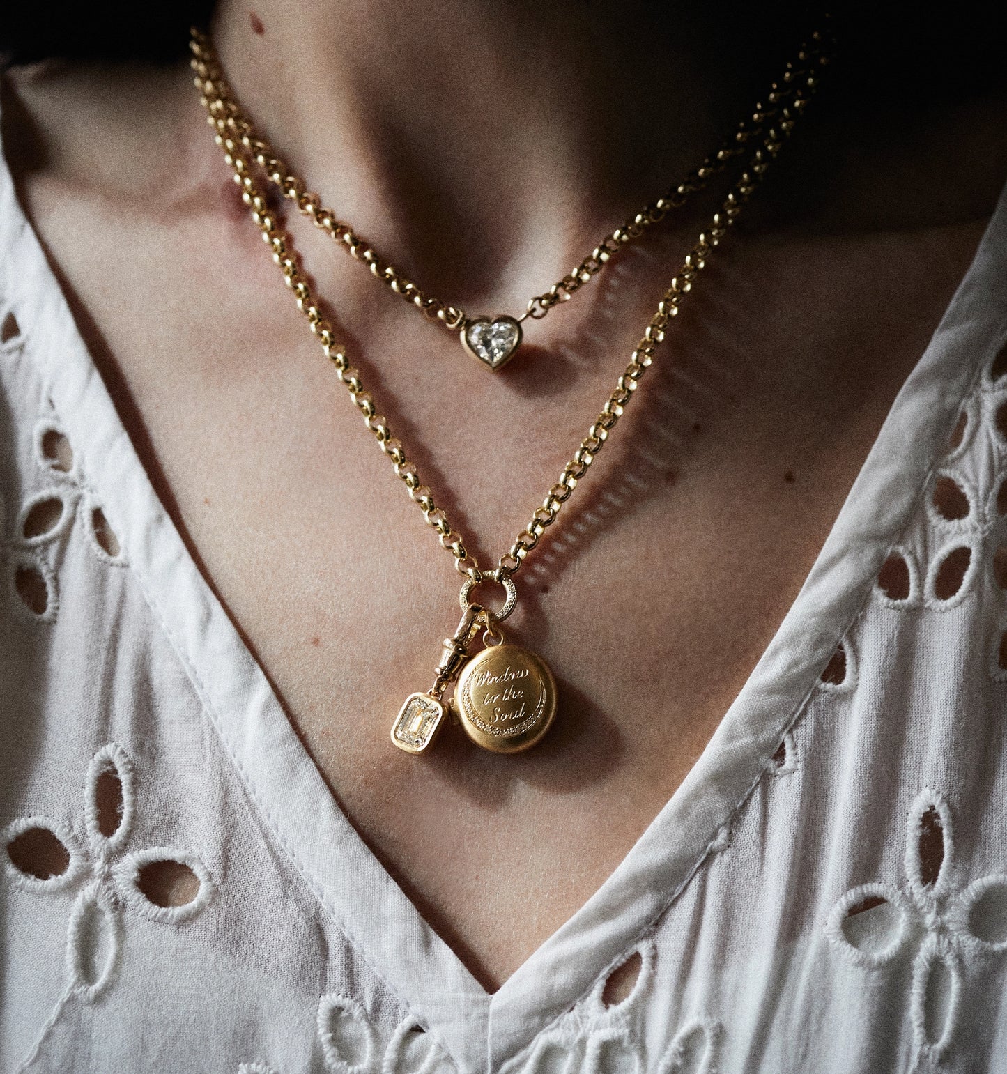 Lover's Eye Locket Charm