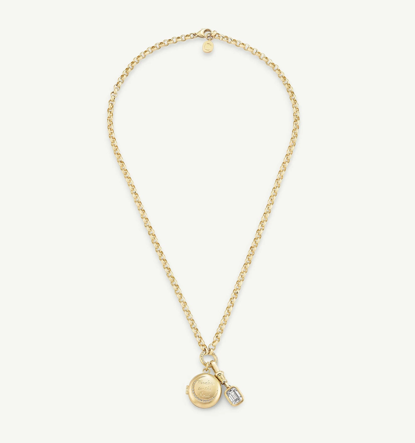 Lover's Eye Locket Charm