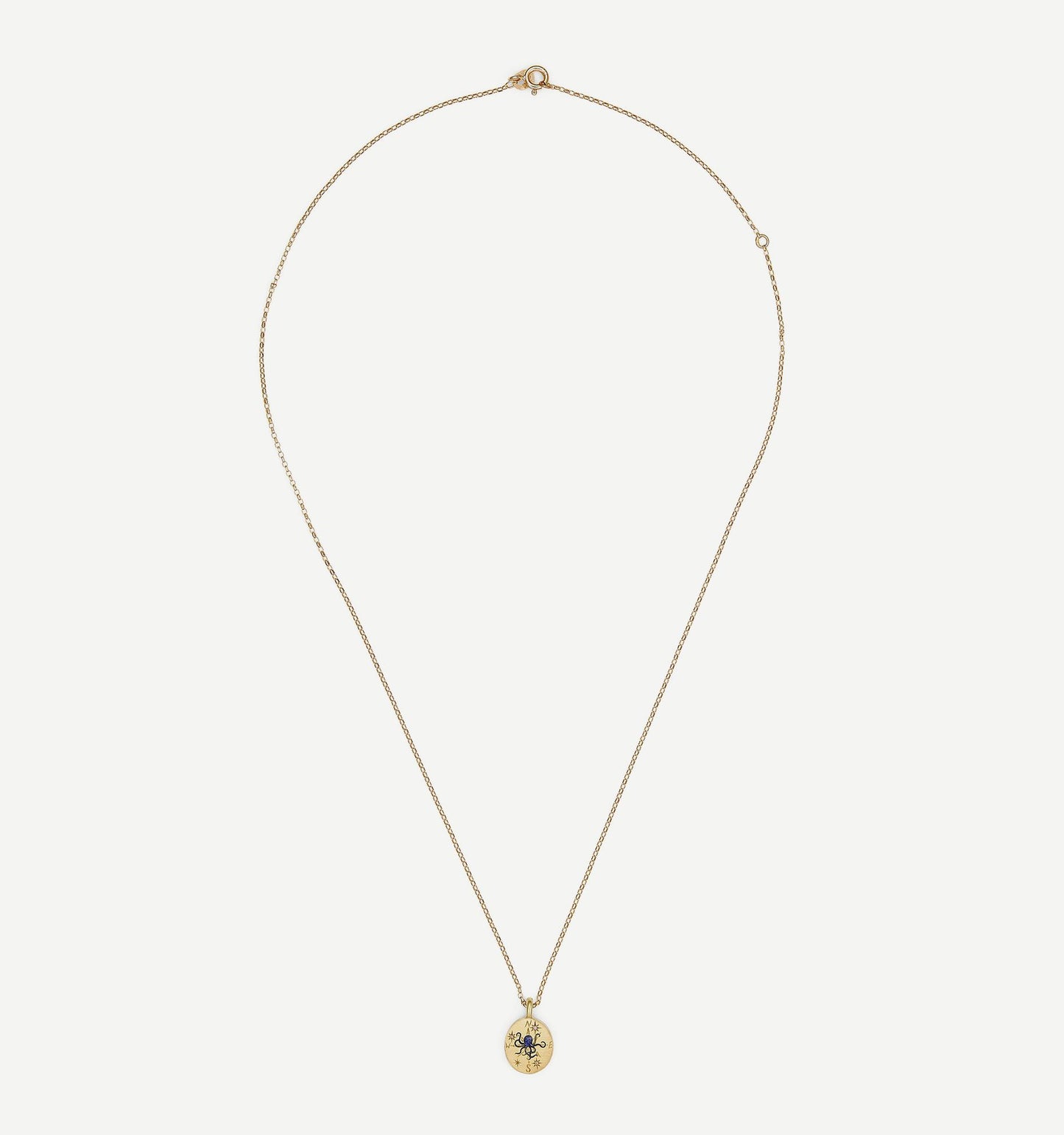 Octopus & Compass Pendant