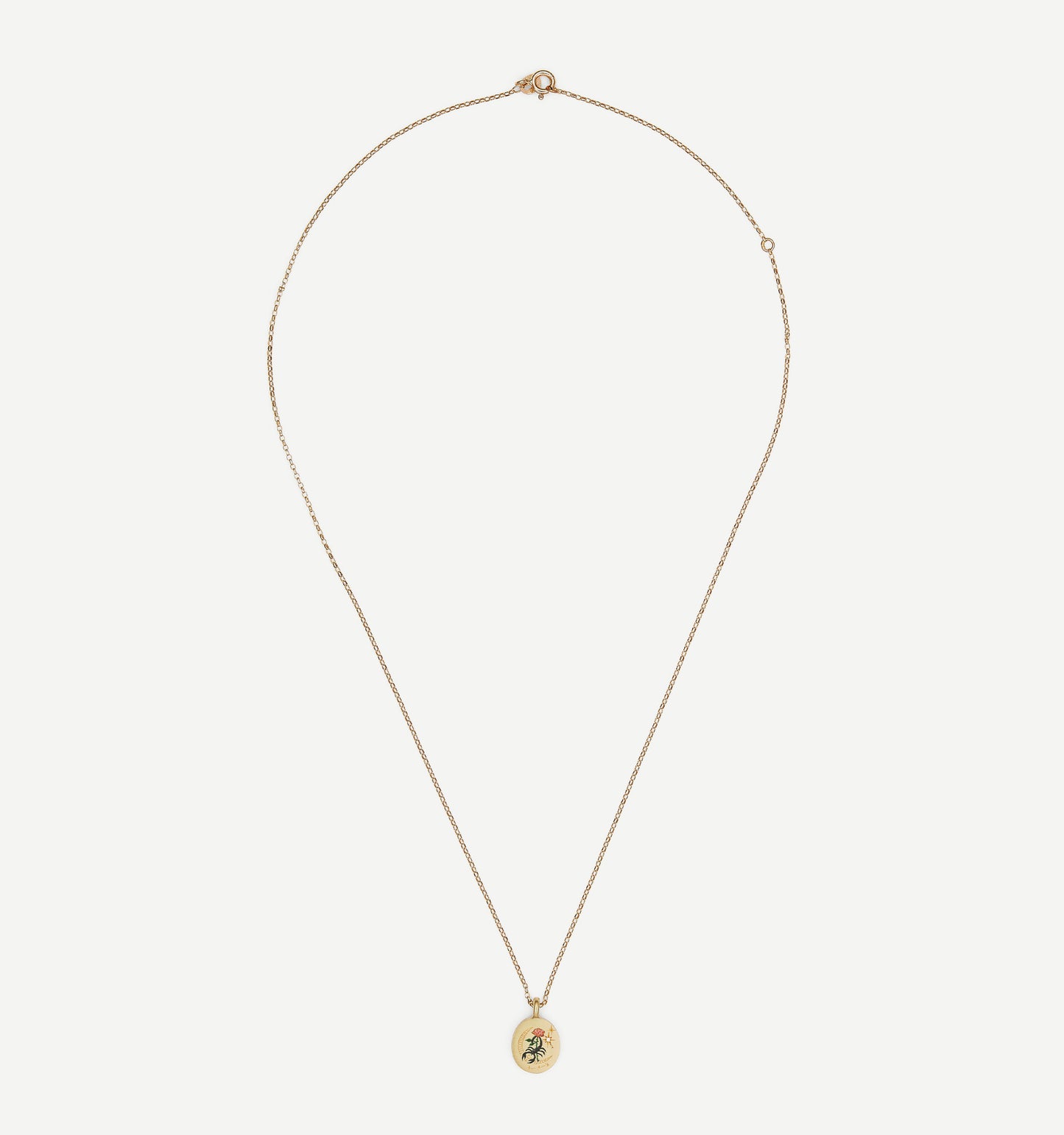 Rose & Scorpion Pendant