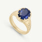 Lovers Knot Sapphire Ring