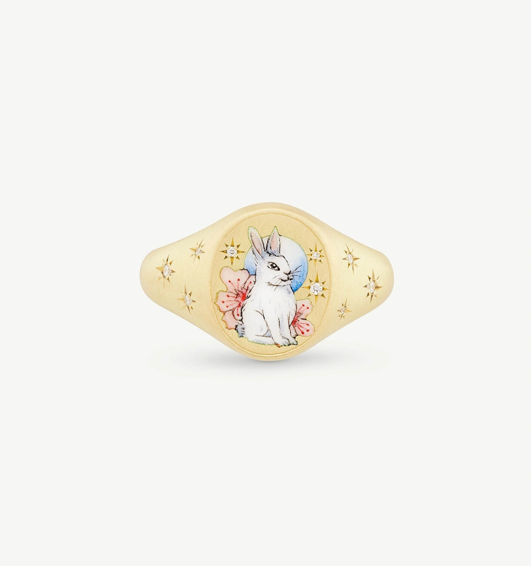 Collier Pendentif Bunny Moon - Lapin Et Lune - Chaîne En Alliage - Neuf Avec étiquettes