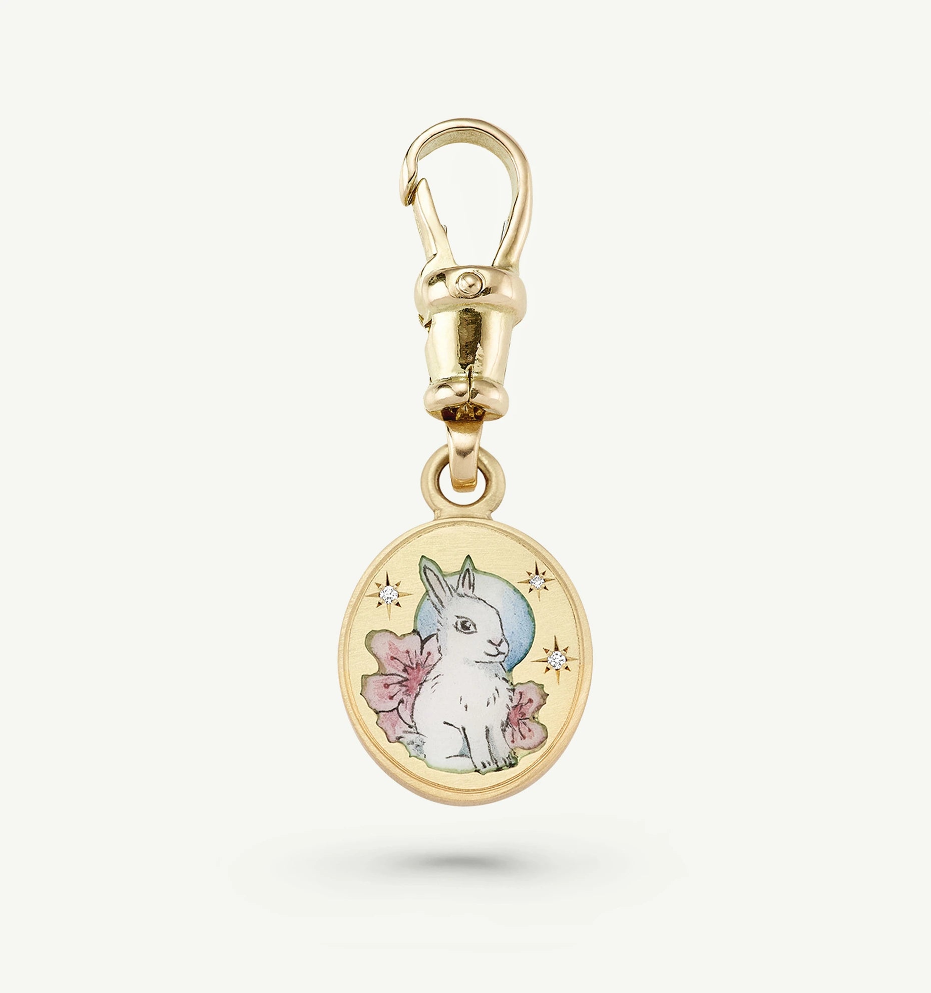 Bunny & Moon Charm – Cece Jewellery