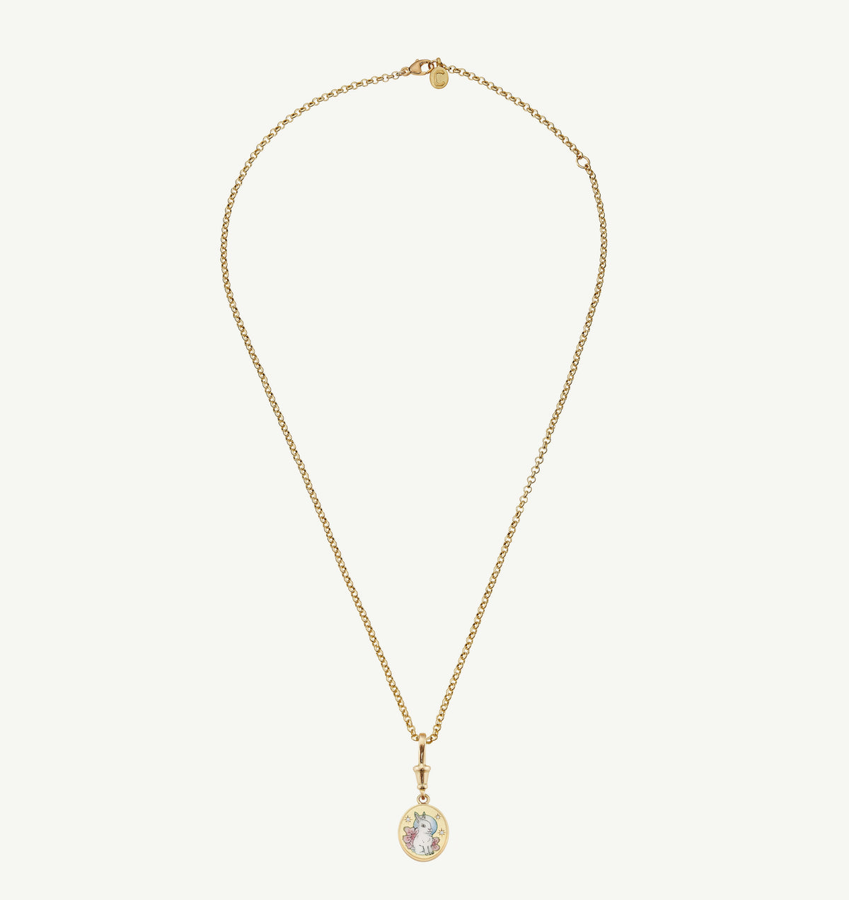 Bunny & Moon Charm