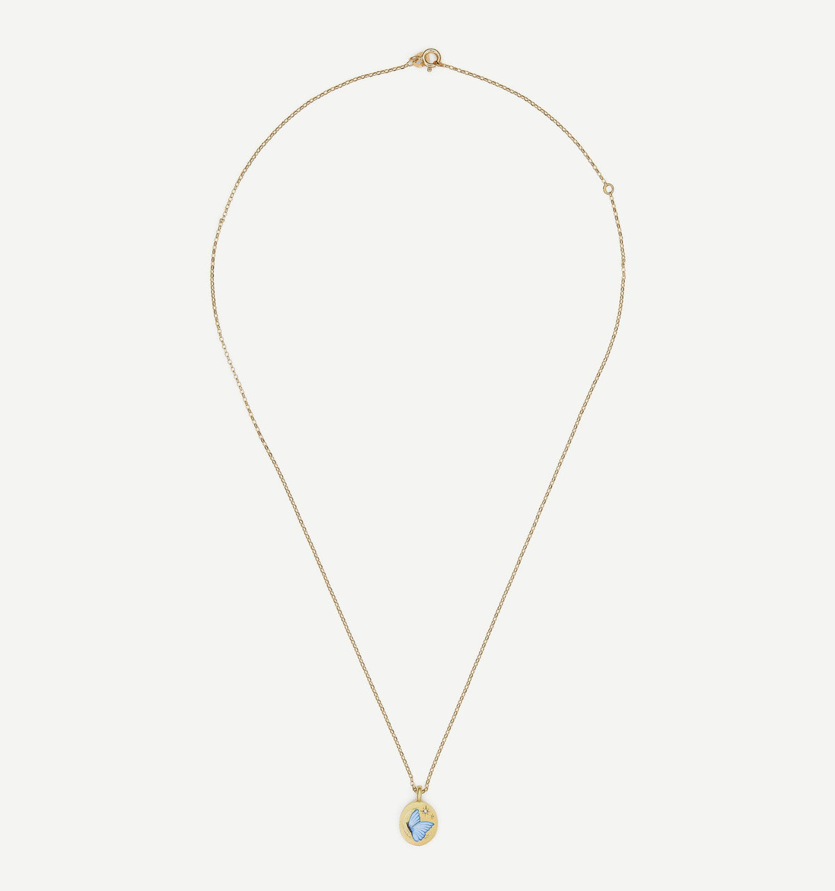 Butterfly & Moon Pendant