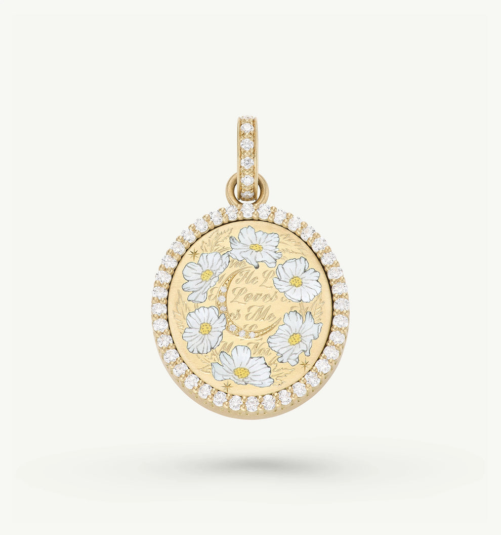 Daisy Crown Charm