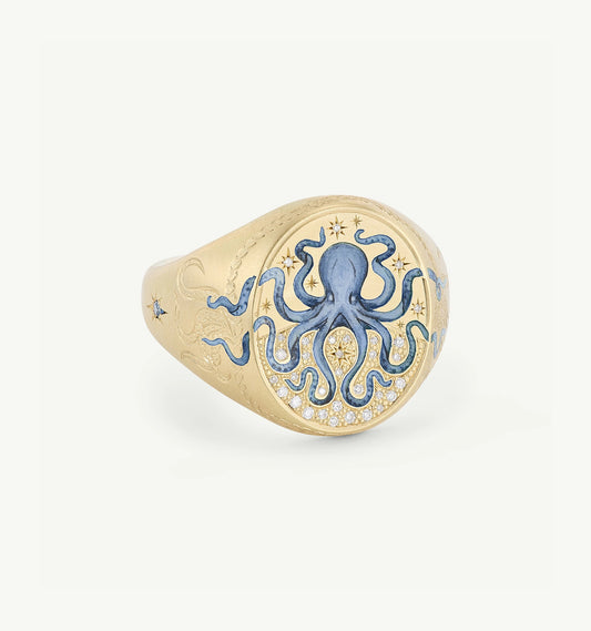 Deep Sea Octopus Ring