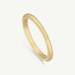 Frosted Gold Forever Stacking Ring