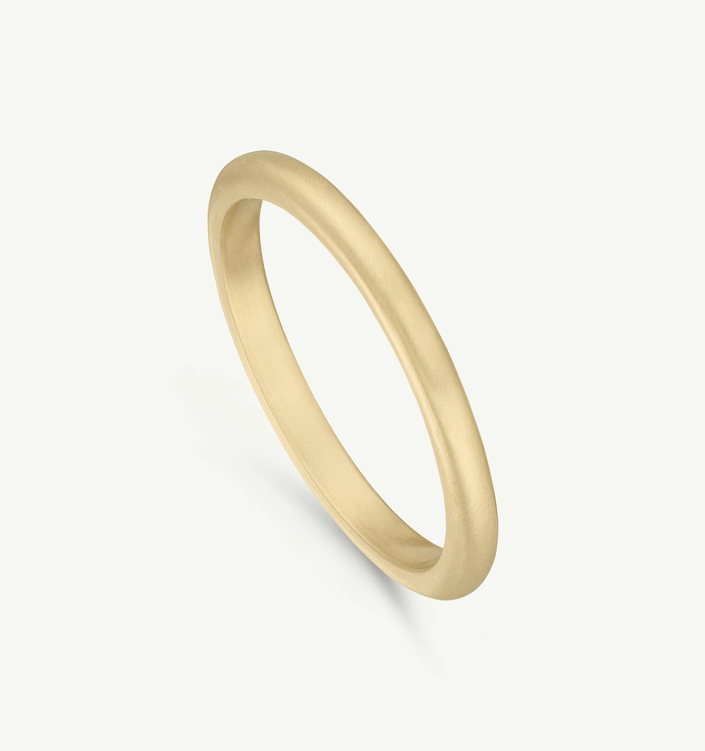 Frosted Gold Forever Stacking Ring