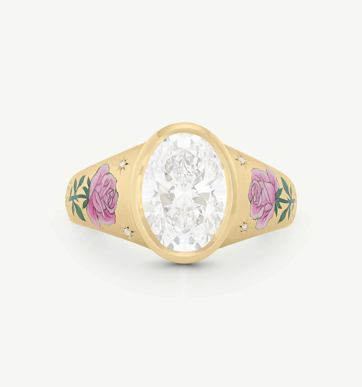 Blushing Rose Diamond Ring