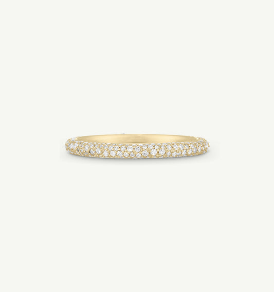 Diamond Pavé Forever Stacking Ring