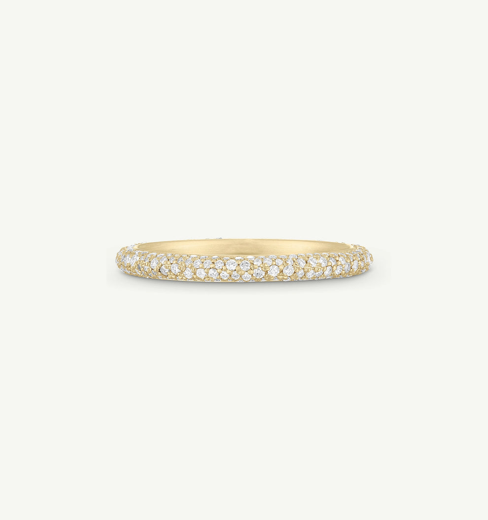 Diamond Pavé Forever Stacking Ring