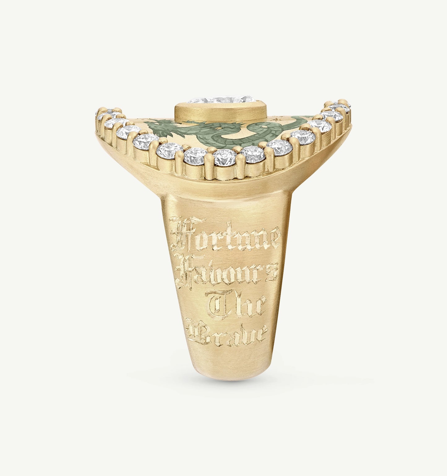Fortune Favours The Brave Ring