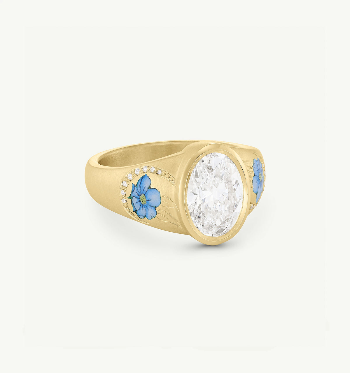 Forget Me Not Diamond Ring