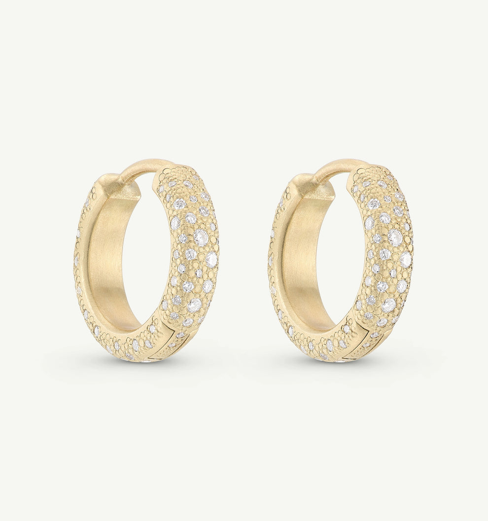 Fairytale Diamond Hoops