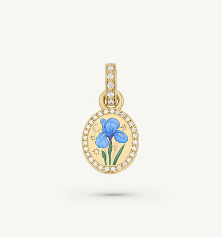 Fearless Iris Charm
