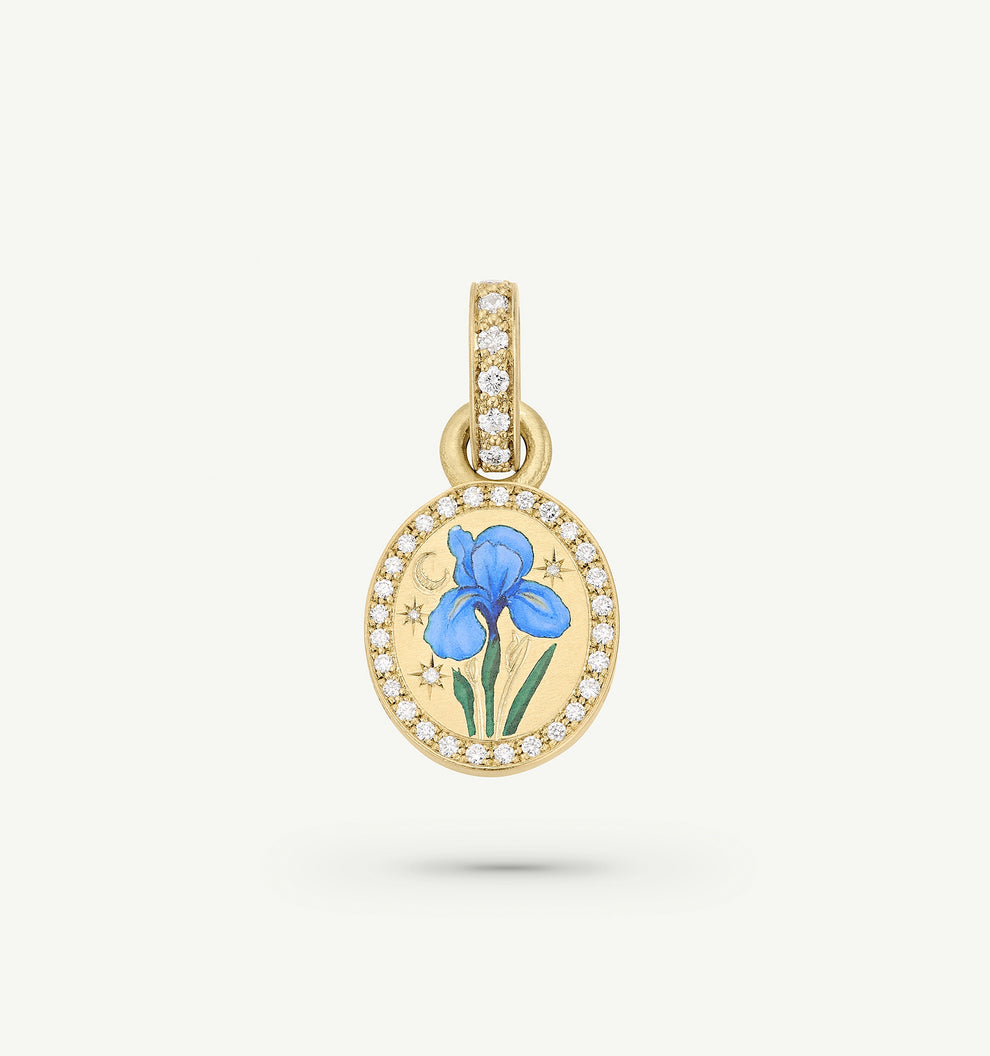 Fearless Iris Charm