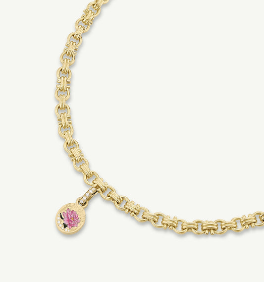 Blooming Peony Pendant