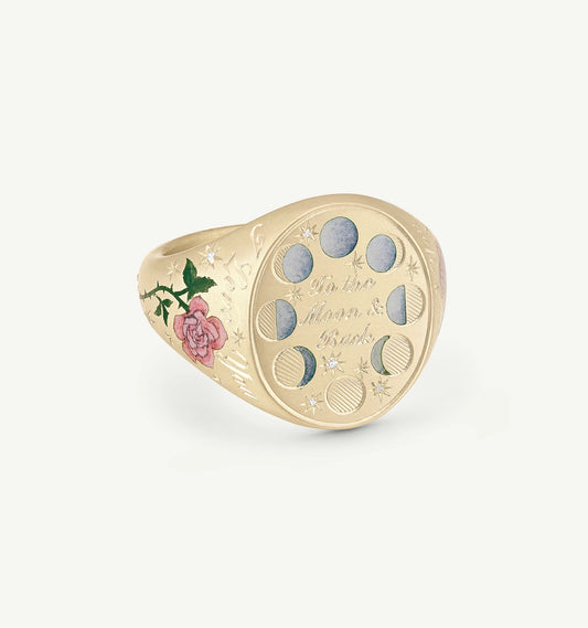 To The Moon & Back Ring