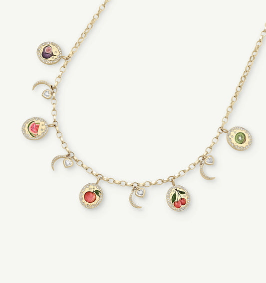 Californian Fruit Salad Necklace
