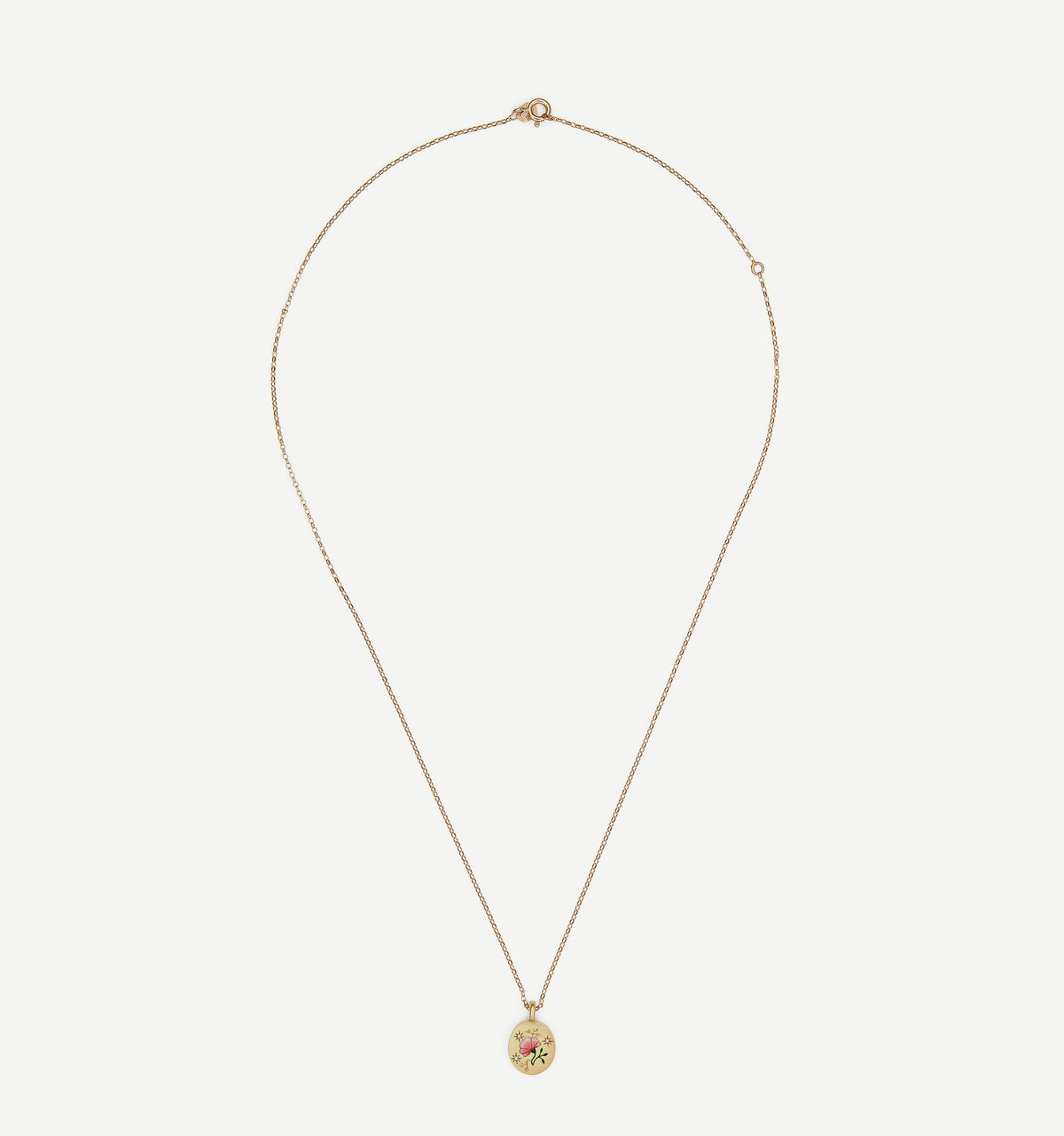 Rose & Diamond Charm