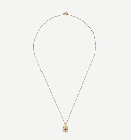 Rose & Diamond Pendant