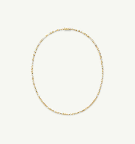 Dainty Diamond Tennis Necklace