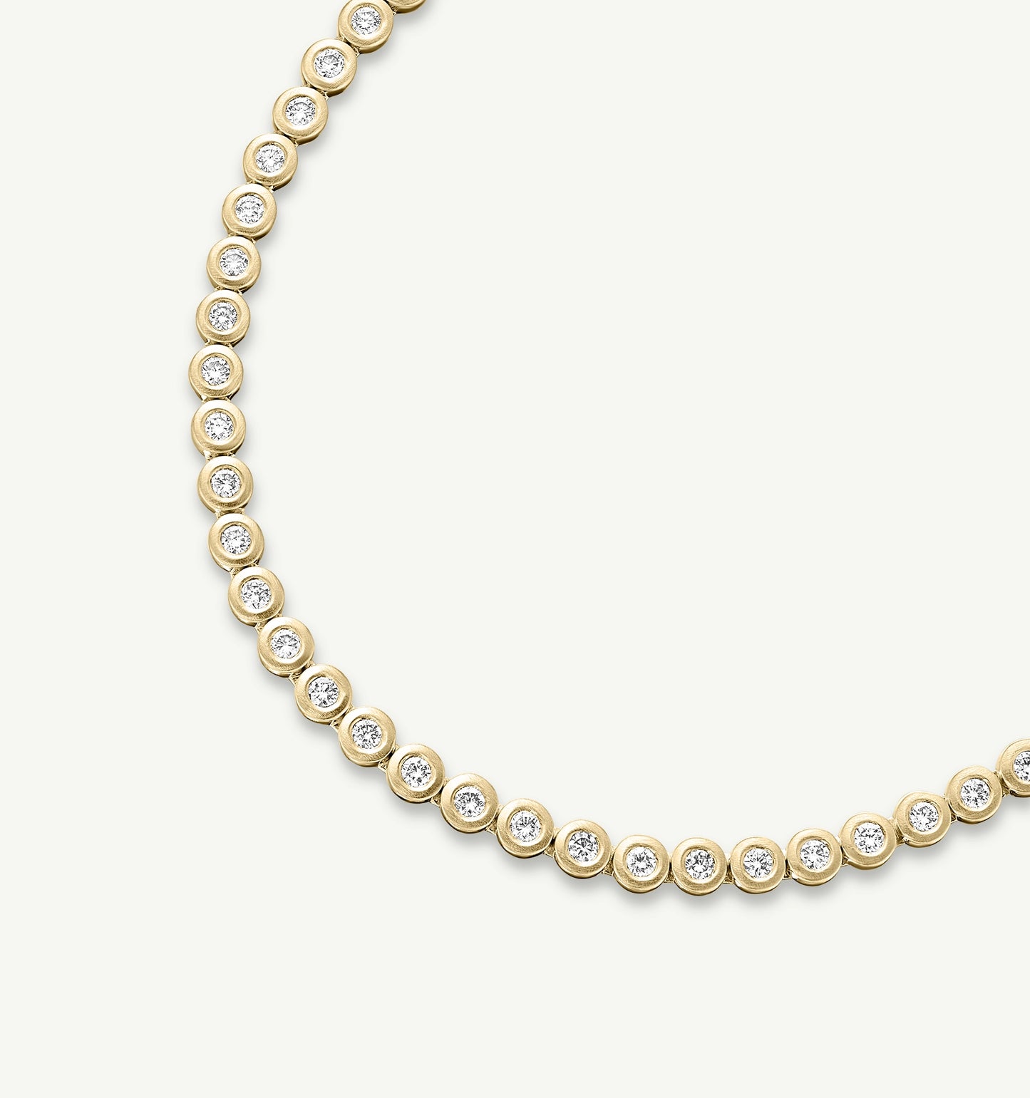 Dainty Diamond Tennis Necklace