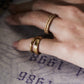 Frosted Gold Forever Stacking Ring
