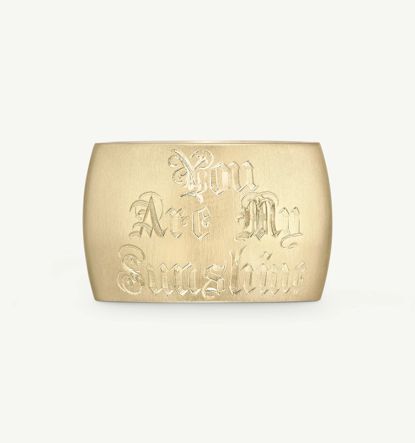 You Are My Sunshine Barrel Ring