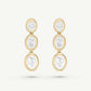 You Are My Sunshine Diamond Drop Earrings