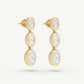 You Are My Sunshine Diamond Drop Earrings