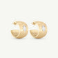 You Are My Sunshine Diamond Hoops