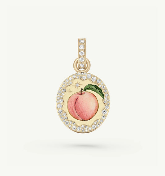 The Peach For Abundance Charm