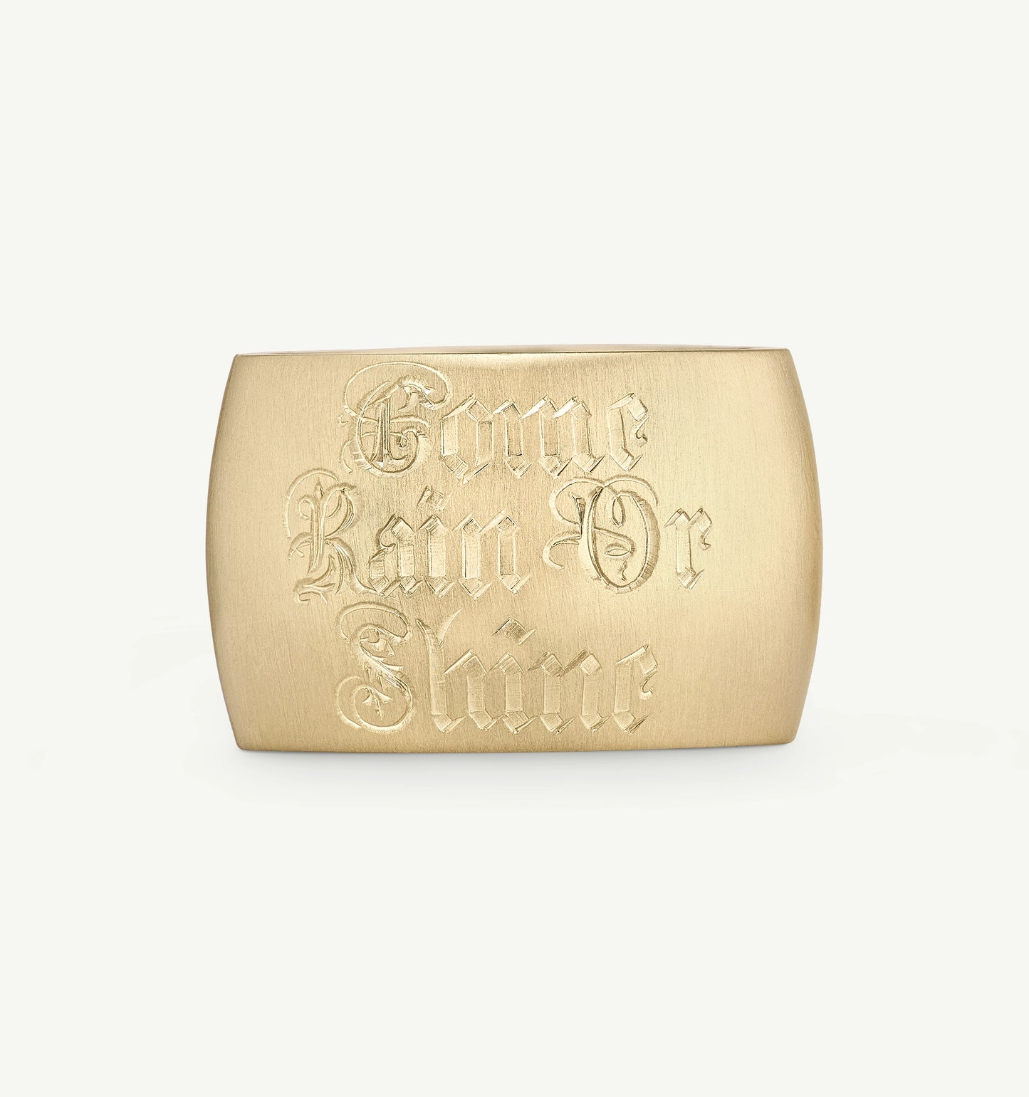 Come Rain Or Shine Barrel Ring