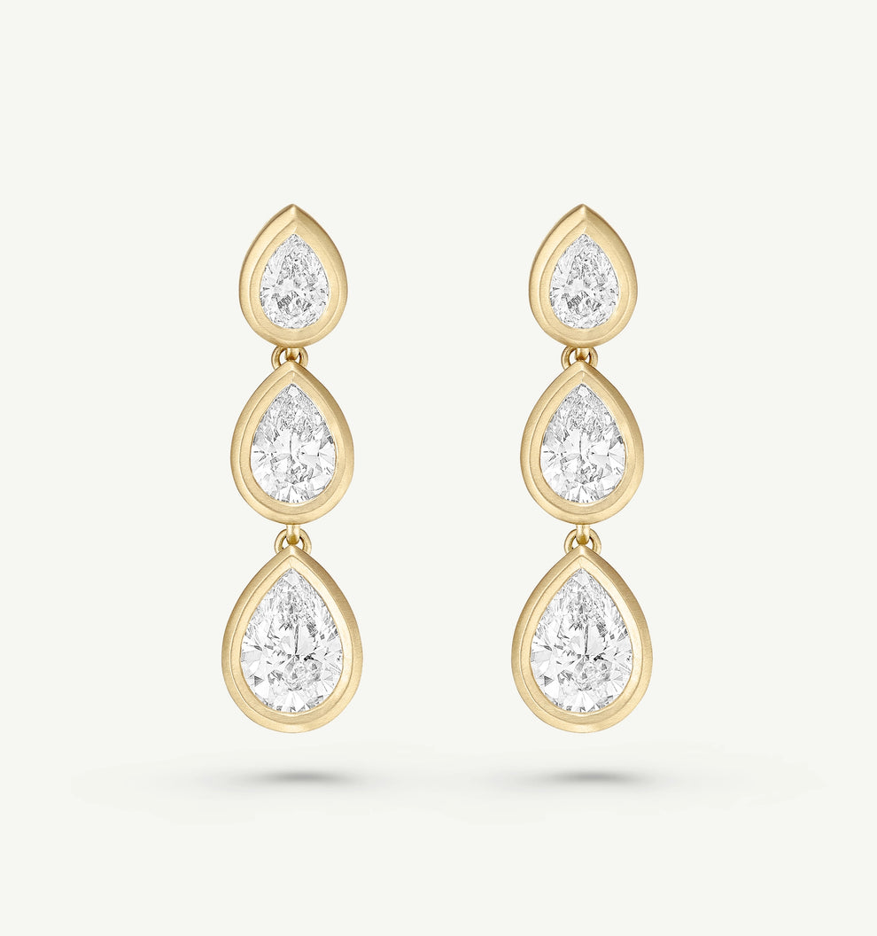 Come Rain Or Shine Diamond Drop Earrings