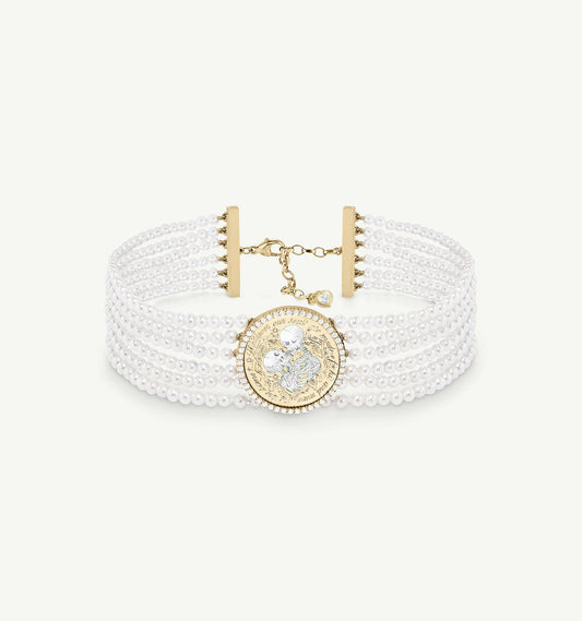 Entwined Souls Pearl Choker