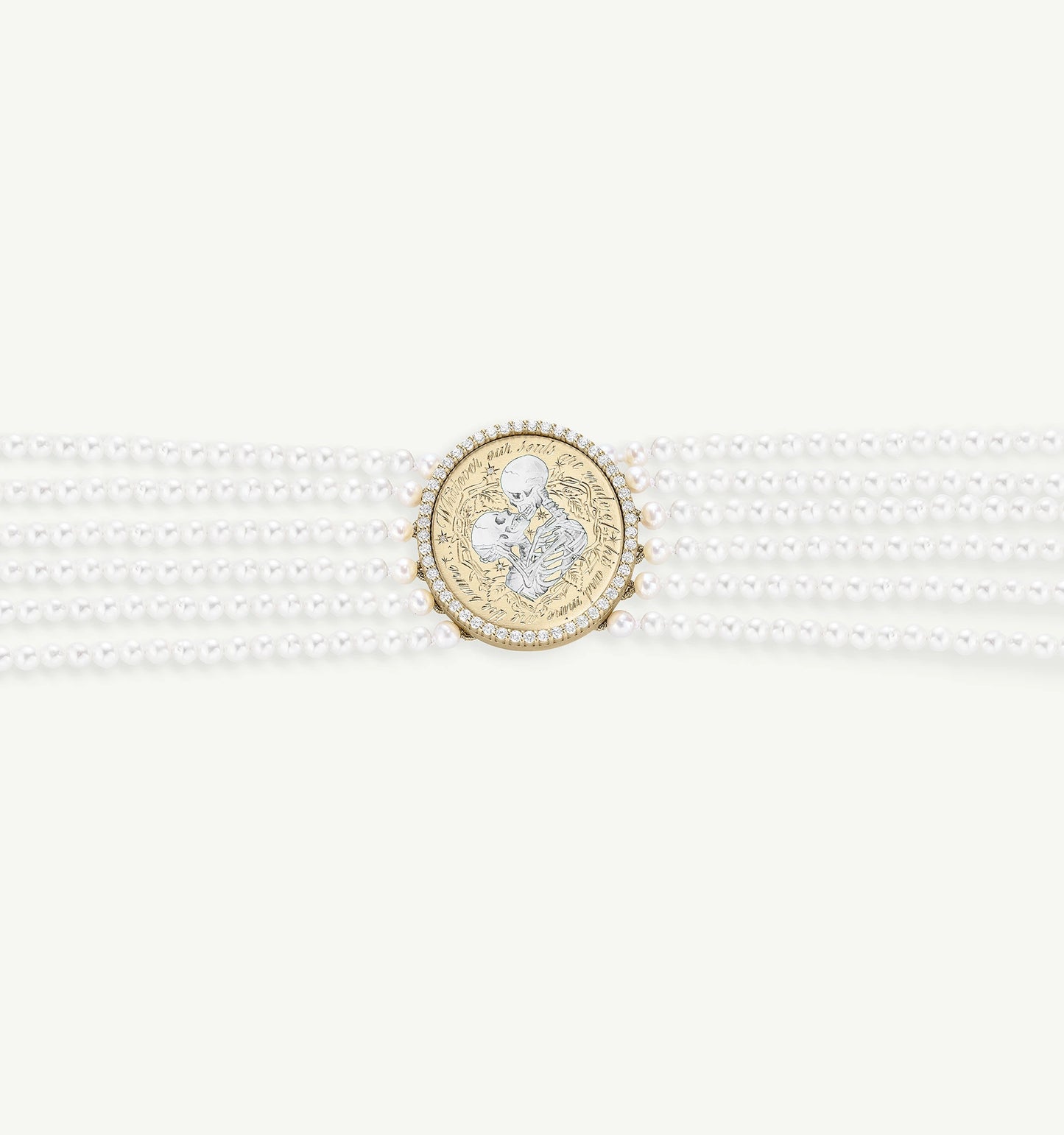 Entwined Souls Pearl Choker