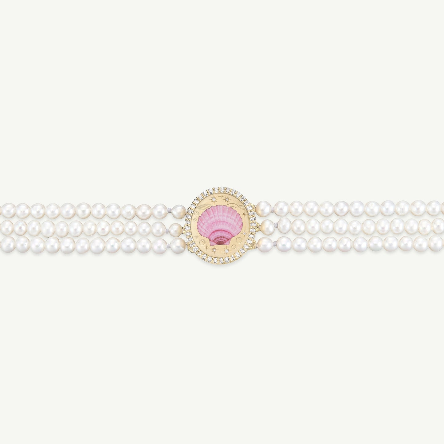 Blushing Shell Pearl Choker