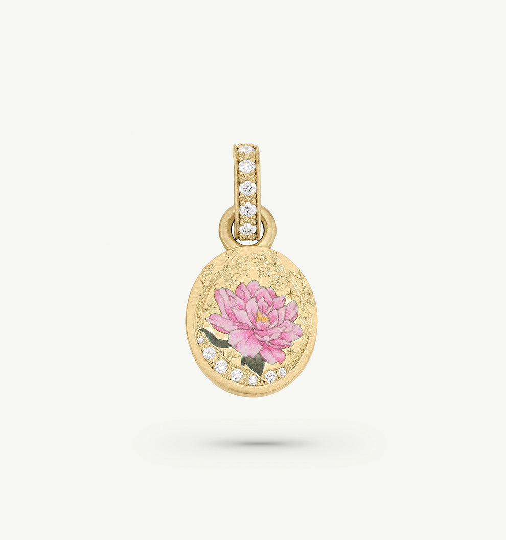 Blooming Peony Charm